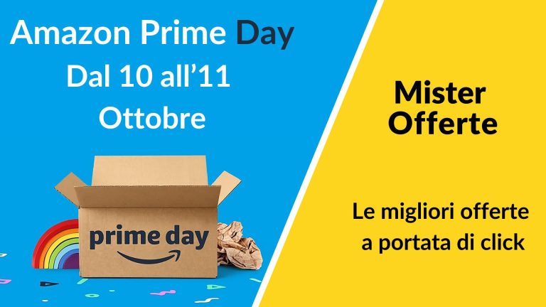 Amazon Prime Day 2023 Mister Offerte
