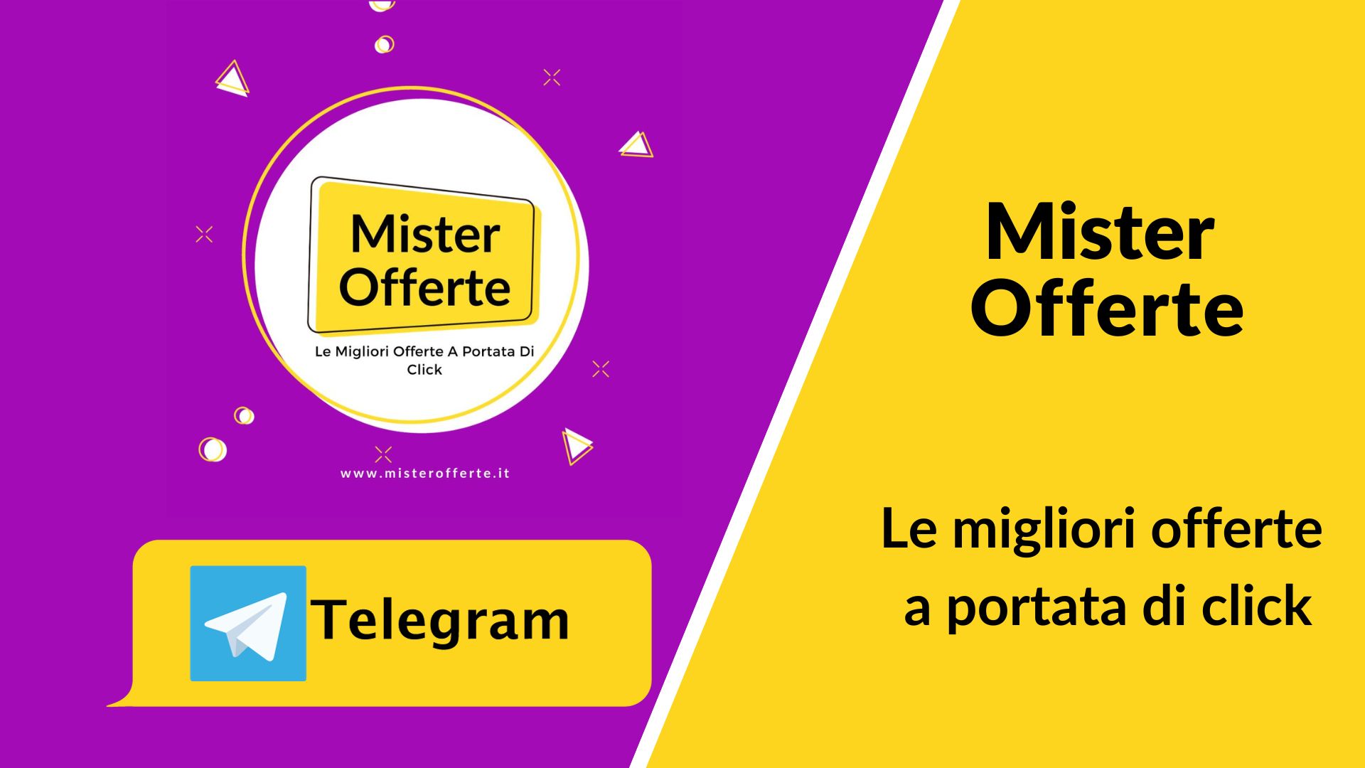 Canale Telegram Amazon Mister Offerte